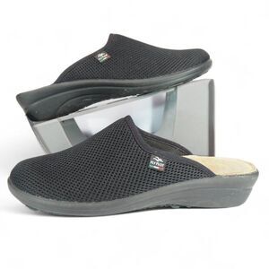 Fly Flot Mesh Open Back Breathable Mules Women's‎ 10.5/41 Black
